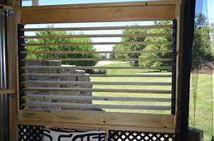 Decorative DIY 24" Louvers Kit | Wood/ PVC Louvers for Privacy & Safety | Lumber Not Included - Etsy Canada