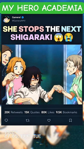 SHE STOPS the NEXT SHIGARAKI 😱😭 | #myheroacademia #edit #mha #amv #anime