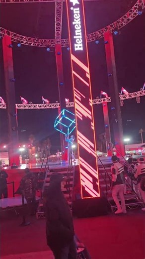 LED Cube Performance At F1 Grand Prix Las Vegas