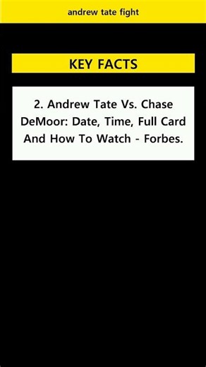 [실시간 8위] andrew tate fight - 1. andrew tate fight 관련 최신 동향 업데이트 (최근) #shorts