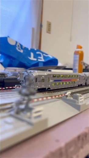 NJT multi levels passing by RR crossing