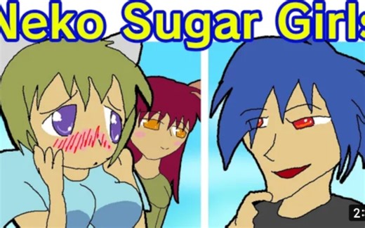 Friday Night Funkin' Nyan~猫糖女孩 | Sugoi Song | Fan Anime Mod (FNF Mod）