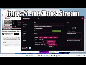 YouTube View Bot 📂 Program for Boost Broadcast 📈