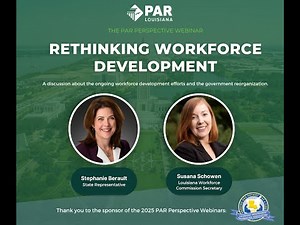 The PAR Perspective: Rethinking Workforce Development