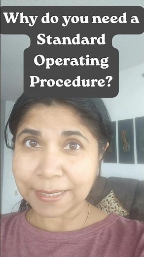 Why do you need a Standard Operating Procedure #businesssystems #operationsmanagement