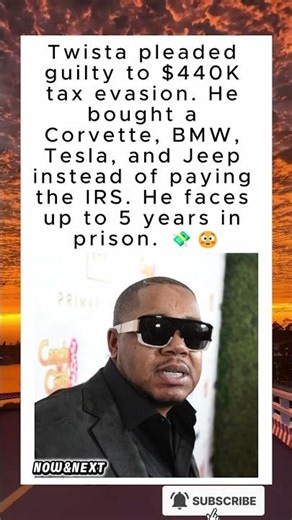 Rapper Twista Pleads Guilty to $440K Tax Fraud, Could Face Prison 💸 #shorts #Twista #TaxEvasion