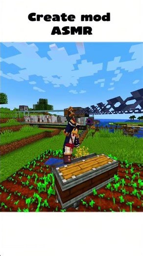 Dad jokes in description:😆 #shorts #minecraft #asmr #createmod