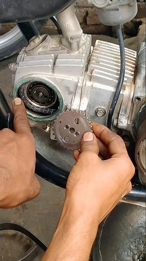 Hero Splendor Plus Timing Chain Setting #timing #timingchain #automobile