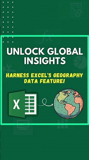 How to Insert Country Flags in MS Excel Using the Geography Data Option | Step-by-step Guide