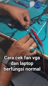 Cara mudah cek fan vga dan Fan Laptop pakai PSU #servicehp #servicepemula