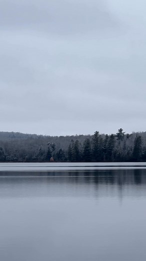 96K views · 3.1K reactions | The first snowfall hits different up here ❄️✨ Adirondack Lake just turned into a winter dream — trees frosted, silence deep, magic real. | Adirondack Lake Cabins | Facebook