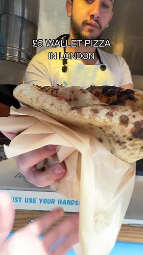 £5 Wallet Pizza in Spitalfields Market