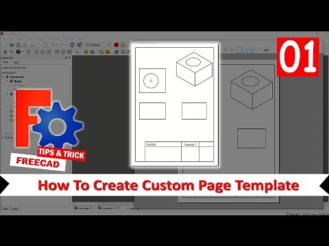 FreeCAD How To Create Custom Page Template For Plotting
