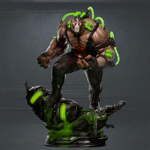 Bane Fanart 1/6 Scale STL Statue + Bust | Venom Tube Base (3D Print File) - Etsy New Zealand