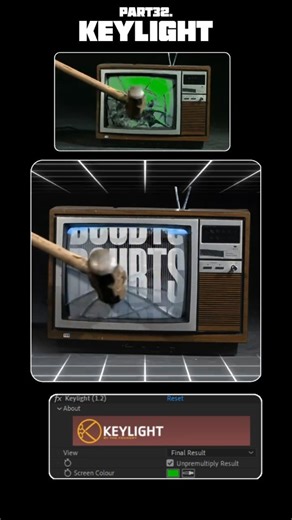 After Effects | Editing | Tips and tricks | Green screen #animation