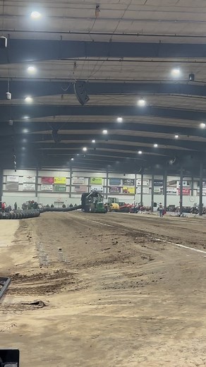 1.5M views · 3.4K reactions | Johnny B Good at the Midwest Winter Nationals! #johndeere #tractorpulling | Outlaw Truck & Tractor Pulling Association | Facebook