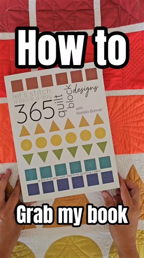19K views · 91 reactions | Grab my book Let’s Stitch a Block a Day! Each of the 365 blocks has its own QR code — just scan and ta-da! you’ll go straight to the video where I show you how to machine quilt the design using rulers!  Want more info? Comment BLOCK below for details! | Piece N Quilt | Facebook