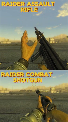 Project Weaponry : raider assault rifle and raider combat shotgun