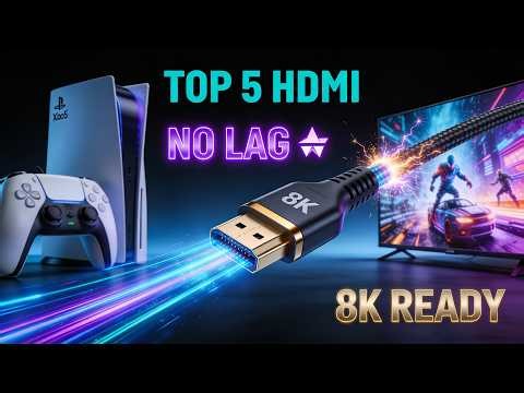 Best HDMI Cable 2026 🔥 Top 5 HDMI Cables for Gaming & 8K