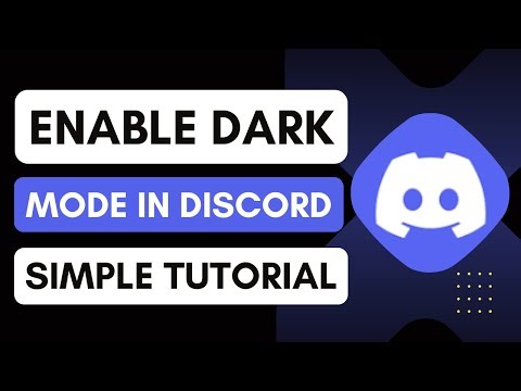 How To Enable Dark Mode In Discord