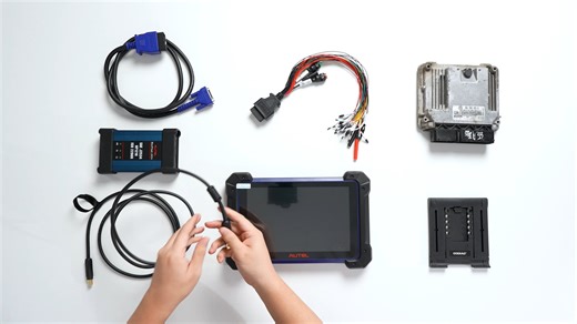 Autel IM608 diagnose VW MED17.5 ECU on bench using godiag full protocol ECU jumper cable the jumper cable is universal and it is compatible with multipe devices to read ECU, airbag, TCU etc on bench mode https://www.obdii365.com/wholesale/godiag-obd2-jumper-cable.html | Car key programmer