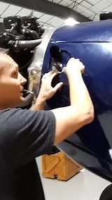 Old-School Airplane Engine Start