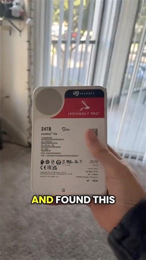 I found a 24TB HDD for FREE
