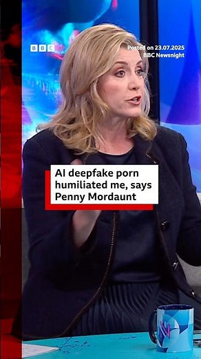 AI deepfake porn ‘humiliated’ ex-British MP. #BBCNews