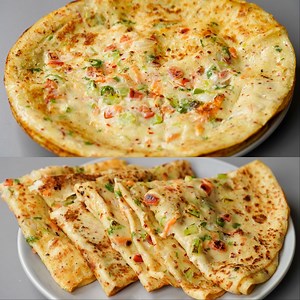 1.3M views · 4K reactions | 5 Min. Easy Breakfast Recipe | Spicy Vegetable Crepe Recipe | Easy Breakfast Recipe | N'Oven Recipes | Facebook