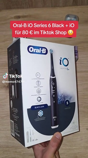 Oral-B iO Series 6 Black iO 😳 #fy #viral #DealsfürDich #oralb