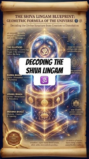 Decoding the Shiva Lingam #shiv #vishnu #hindu #shorts