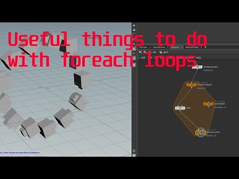 Useful things to do with foreach loops in Houdini tutorial Creating groups