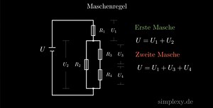 Maschenregel Erklärung & Formel + Rechner - Simplexy