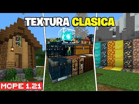 TEXTURA CLASICA para MINECRAFT 1.21 | OLD TEXTURE PACK CLASIC