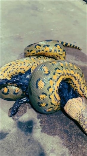 Green Anaconda: The Monster Snake That Crushes Its Prey Alive | #anaconda #animalfacts