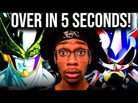 THE FIGHT WAS OVER IN 5 SECONDS! Metal Sonic vs Perfect Cell - This is Insane