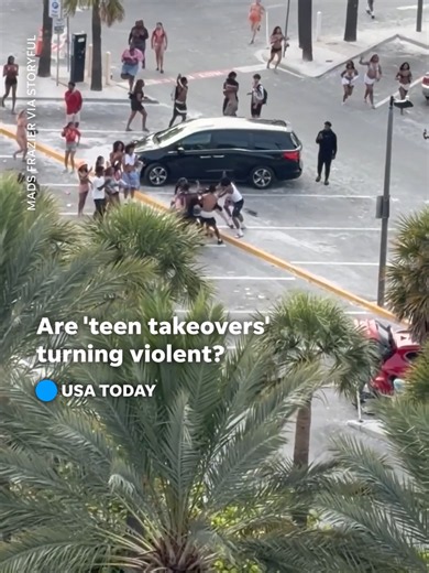 "Teen takeovers" have led to dozens of arrests and injuries across the... | police pulled over