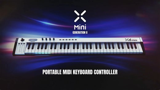 MIDIPLUS X mini Ⅱ丨重新定义便携MIDI键盘全新上市！