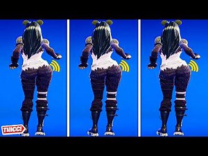Fortnite Panda Team Leader Skin Party Hips 1 Hour Version! Thicc 🍑😘 Hot Furry Girl 😍 Zoomed In 😜 4K