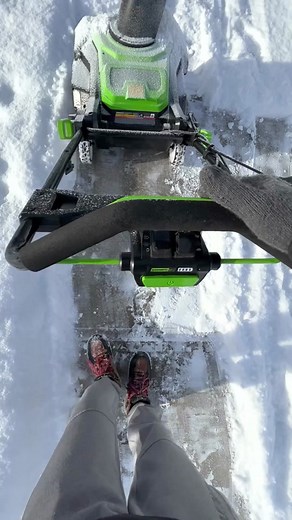 I’ve had this 80 volt cordless Greenworks snowblower for 2 winters now. I can definitely say it’s made life easier. Years ago I had a gas blower and it wasn’t ever fun to start (especially at the beginning of the season). This electric blower been more than enough for my property (about 130 ft of sidewalk plus 2 car driveway). My son did some commercial snow clearing last winter and it was definitely enough for all the snow he cleared with only 2 batteries. This video shows 100 ft of light snow