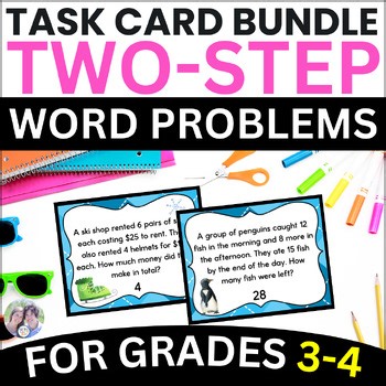 Two Step Multiplication Division Word Problems 3rd Grade Mixed Operations 2 Step