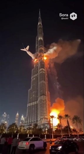 ✈️💥 BURJ KHALIFA CRASH! Plane SMASHES into Tower – Total Annihilation! 😱🏗️🔥