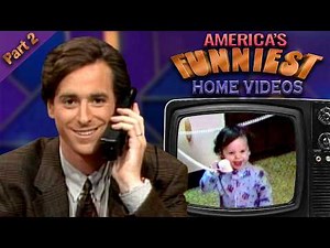 AFV Full Episode: Season 1 Episode 14 (1990) Part 2 | America's Funniest Home Videos | Bob Saget