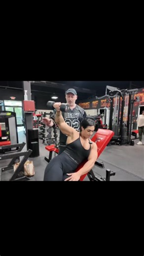 Eric Broser on Instagram: "#FitTipsTuesday from Coach Eric Broser --> In this clip from "Merlin Approved," I am filming with the amazing Kristina Mendoza at The Dragon's Lair in Las Vegas. Kristin, formerly one of the best IFBB pro bodybuilders, recently decided to change divisions and focus on Wellness - where I am sure she will soon be killing it! On this day we were targeting the shoulders, back in her bodybuilding days, and looking to add more width to the lateral delt head. This superset wi