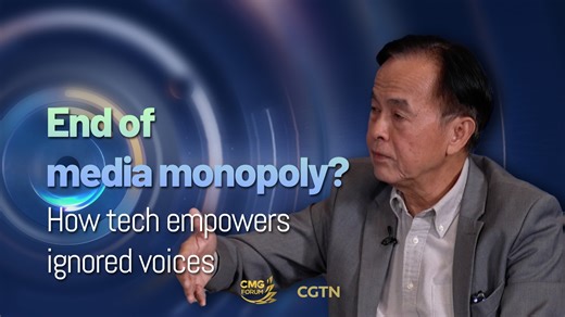 "We now have more balanced, diverse access to information – and with it, the power to tell more balanced and comprehensive stories." Thepchai Sae Yong, executive advisor of Thai PBS, shares his insights on how technology is dismantling media monopoly. #MediaDiversity #GlobalVoices #CMGForum2025 | CGTN