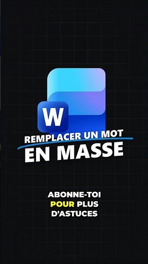 Remplacer un mot 50 fois en 5 secondes sur Word ⚡