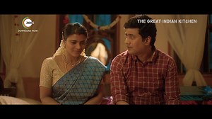 1M views · 25K reactions | Ponnungaluku adjust pannuradhu mattum than vazhkaiya? Witness @AishwaryaRajesh break stereotypes in The Great Indian Kitchen . Watch now : https://www.zee5.com/movies/details/the-great-indian-kitchen/0-0-1z5318993 . @rajmohan.r.kannan Aishwarya Rajesh Rahul Ravindran Yogi Babu Sony Music South RDC MEDIA Private Limited Leojohnpaul Almarel #RKannan . #ZEE5 #ZEE5Tamil #TheGreatKitchenOnZee5 | ZEE5 Tamil | Facebook