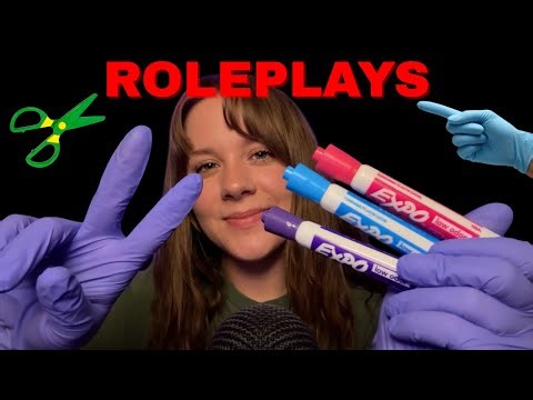 4 Fast ASMR Roleplays in 40 Minutes! (compilation for sleep)