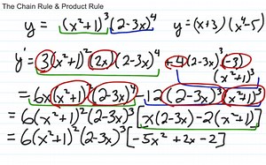 Calculus: Combining Product Rule And Chain Rule | Educreations