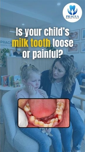 Kid's Milk Tooth Extraction #pragyadentalclinic #milktooth #toothextraction #pediatricdentist